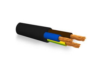 Flexibel gummikabel för tung drift 4 x 10 mm